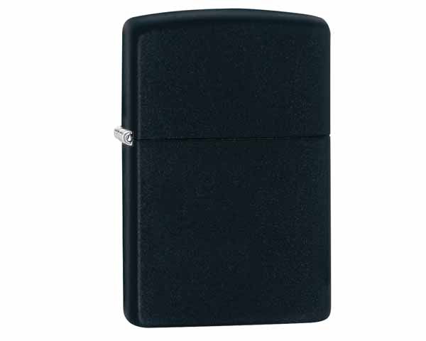 Aansteker Zippo Reg Black Matte For Laser Brass Aansteker Zippo Reg Black Matte For Laser Brass
