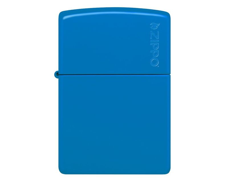 Aansteker Zippo Sky Blue Matte with Zippo Logo Aansteker Zippo Sky Blue Matte with Zippo Logo