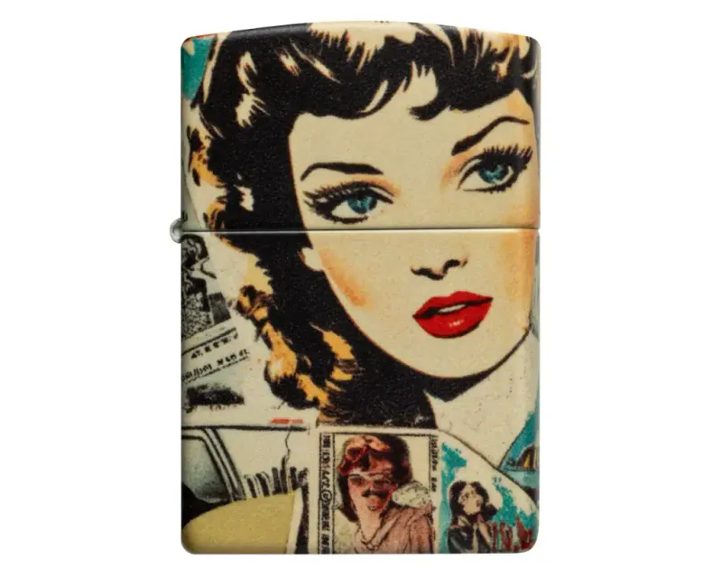 Aansteker Zippo Collage Design Aansteker Zippo Collage Design