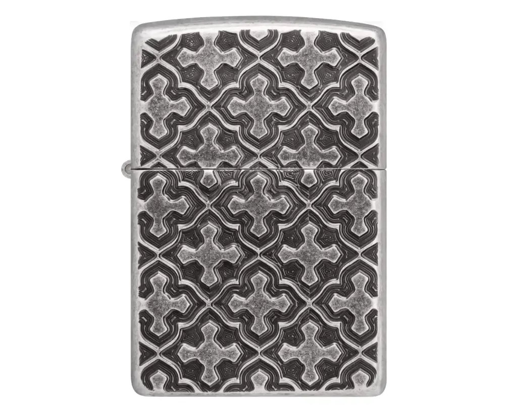Aansteker Zippo Cross Pattern Design Aansteker Zippo Cross Pattern Design