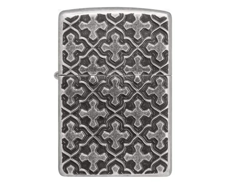 Aansteker Zippo Cross Pattern Design Aansteker Zippo Cross Pattern Design