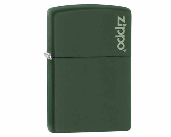 Aansteker Zippo Green Matte with Zippo Logo Aansteker Zippo Green Matte with Zippo Logo