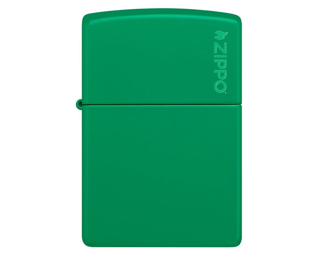 Aansteker Zippo Grass Green Matte with Zippo Logo Aansteker Zippo Grass Green Matte with Zippo Logo