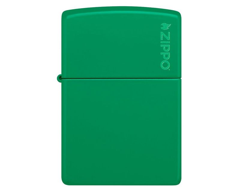 Aansteker Zippo Grass Green Matte with Zippo Logo Aansteker Zippo Grass Green Matte with Zippo Logo