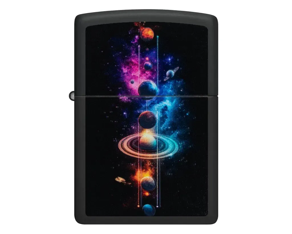 Aansteker Zippo Solar System Design Aansteker Zippo Solar System Design
