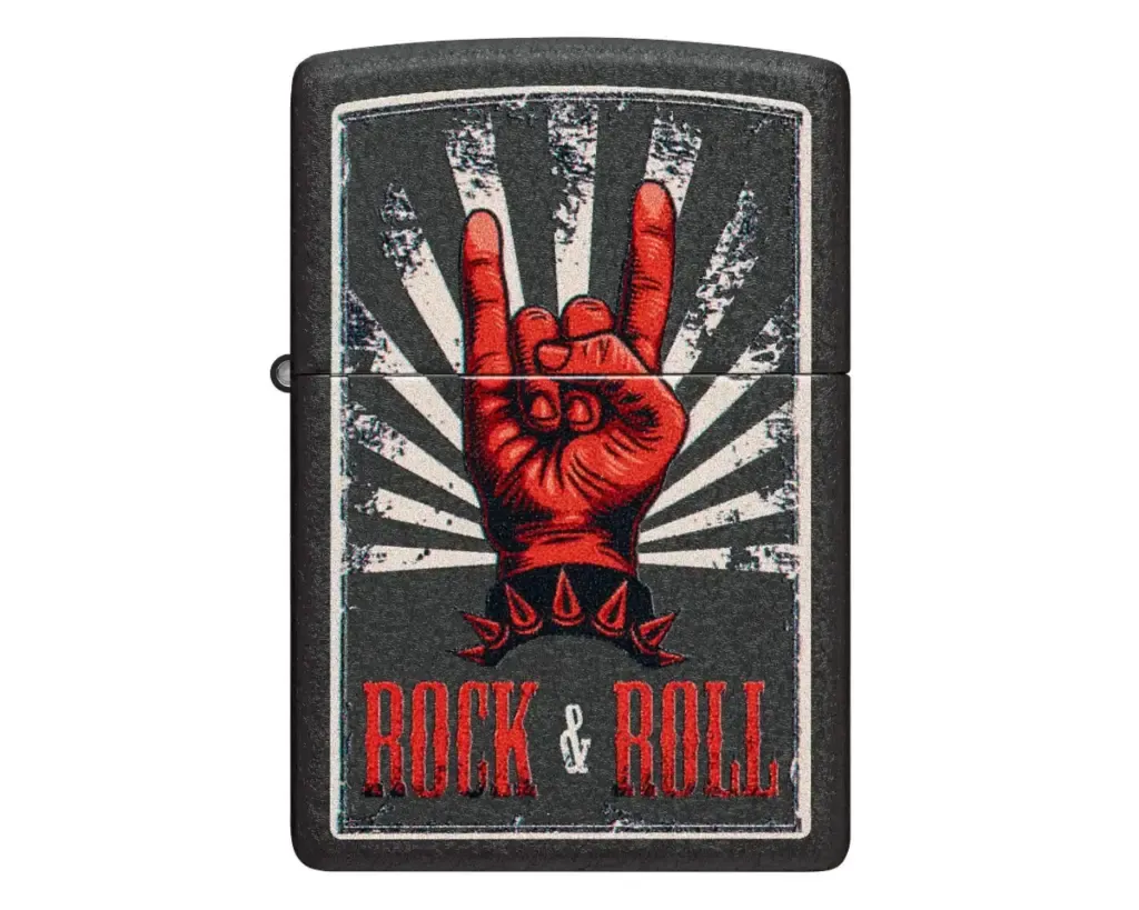Aansteker Zippo Rock and Roll Poster Design Aansteker Zippo Rock and Roll Poster Design