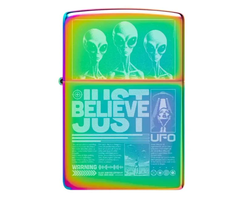 Aansteker Zippo Just Believe Design Aansteker Zippo Just Believe Design
