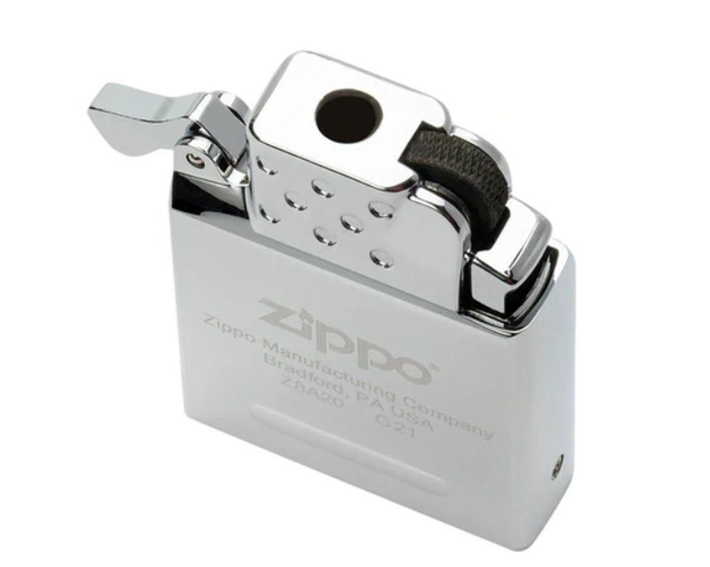 Aansteker Zippo Binnenwerk Butane Geel Vlam Aansteker Zippo Binnenwerk Butane Geel Vlam