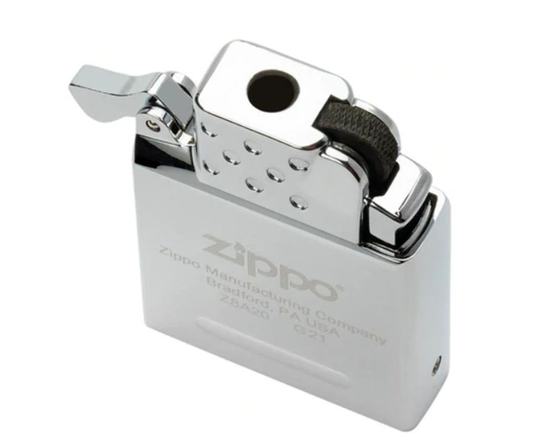 Aansteker Zippo Binnenwerk Butane Geel Vlam Aansteker Zippo Binnenwerk Butane Geel Vlam