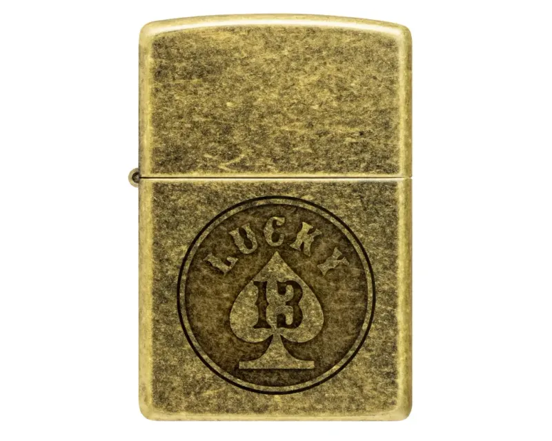 Aansteker Zippo Lucky 13 Design Aansteker Zippo Lucky 13 Design