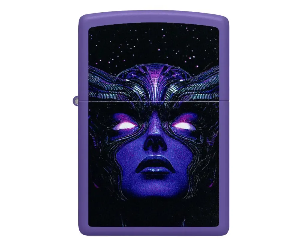 Aansteker Zippo Cyborg Woman Design Aansteker Zippo Cyborg Woman Design