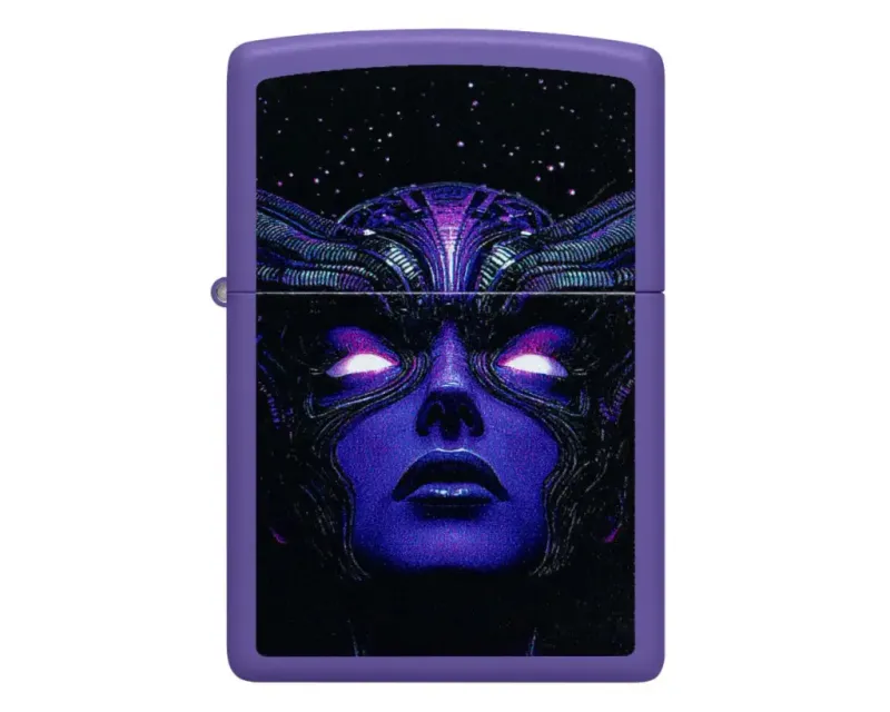 Aansteker Zippo Cyborg Woman Design Aansteker Zippo Cyborg Woman Design