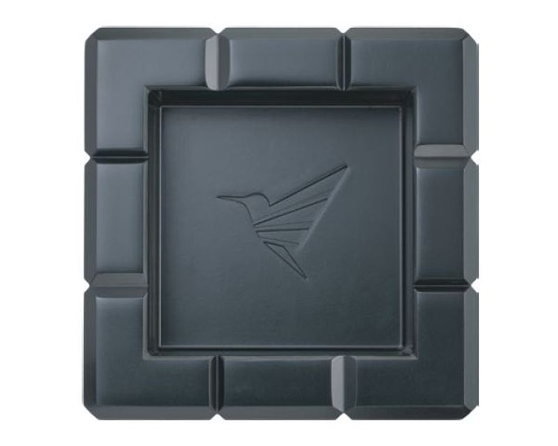 Asbak Sigaar Colibri Heritage Cube Zwart