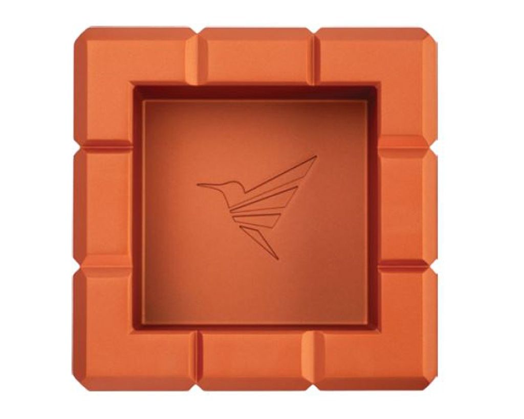 Asbak Sigaar Colibri Heritage Cube Oranje