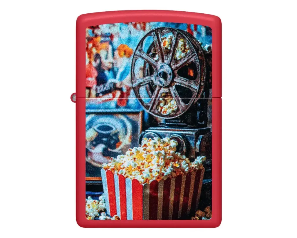 Aansteker Zippo Vintage Popcorn Design Aansteker Zippo Vintage Popcorn Design