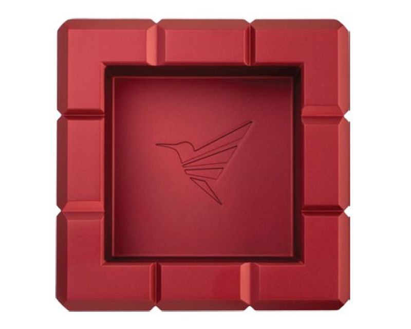 Asbak Sigaar Colibri Heritage Cube Rood
