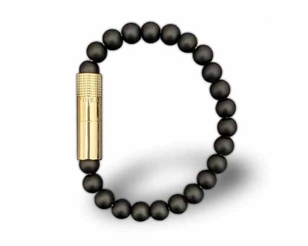 LFL Bracelet Solo Gold Onyx Matte XL LFL Bracelet Solo Gold Onyx Matte XL