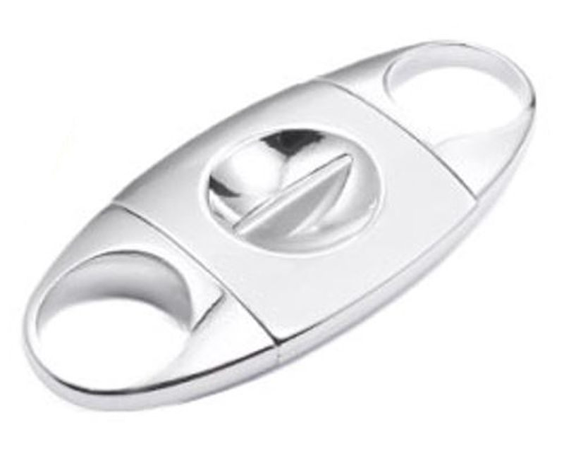 Sigarenknipper Metaal V-Cut Zilver