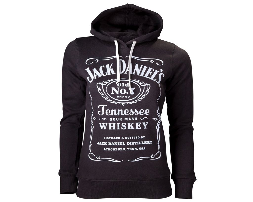 JD Dames Hoodie Zwart Logo