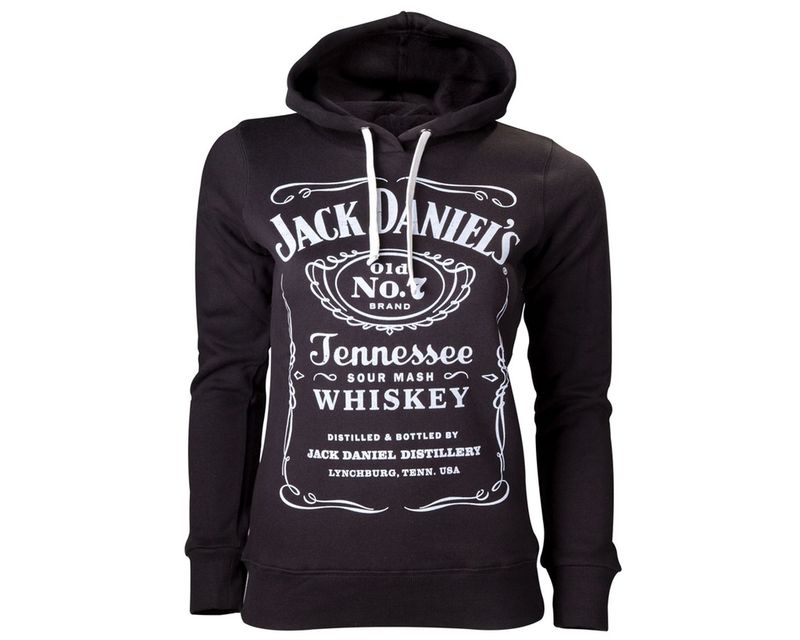 JD Dames Hoodie Zwart Logo