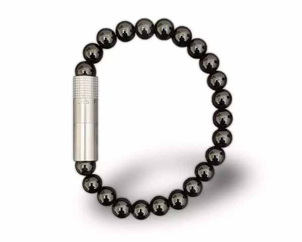 LFL Bracelet Solo Steel Onyx 8mm XL LFL Bracelet Solo Steel Onyx 8mm XL