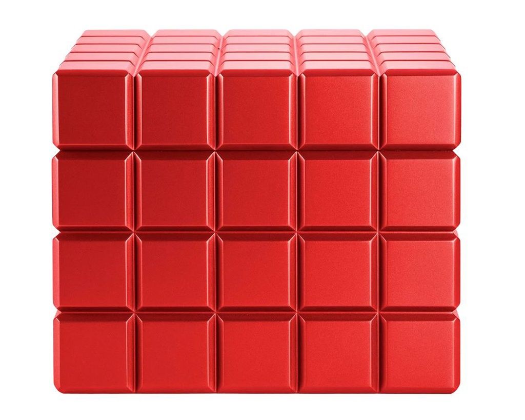 Humidor Colibri Heritage Cube Rood - 60-80 Sigaren