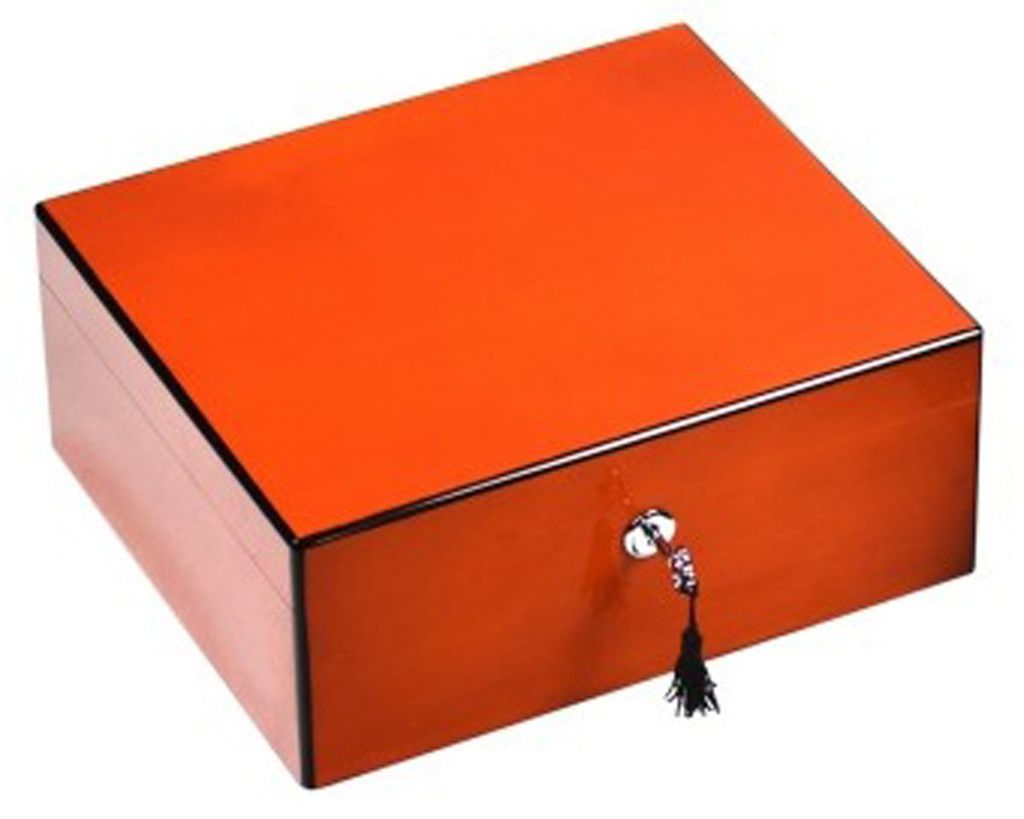 Humidor Lubinski Oranje Hoogglans - 50 Sigaren