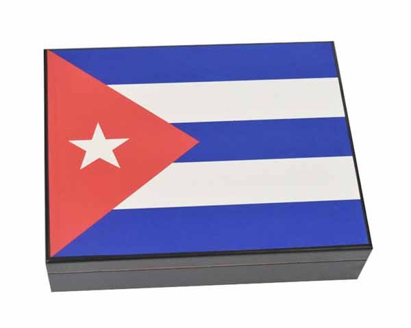 Humidor Cuba Vlag - 20 Sigaren Humidor Cuba Vlag - 20 Sigaren