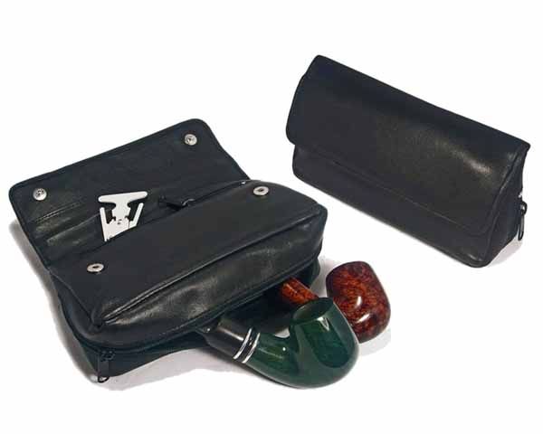 Tabakszak Peterson Leder Classic Combi 2 Pijpen Tabakszak Peterson Leder Classic Combi 2 Pijpen
