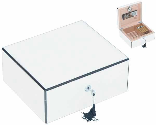 Humidor Lubinski Wit Hoogglans - 50 Sigaren