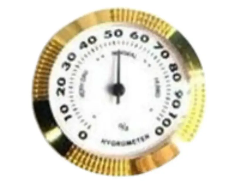 Hygrometer Goud 60mm