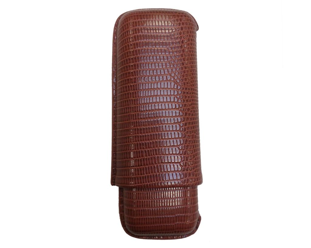 Etui Sigaar Bruin Lezard 2C R52 152mm Etui Sigaar Bruin Lezard 2C R52 152mm