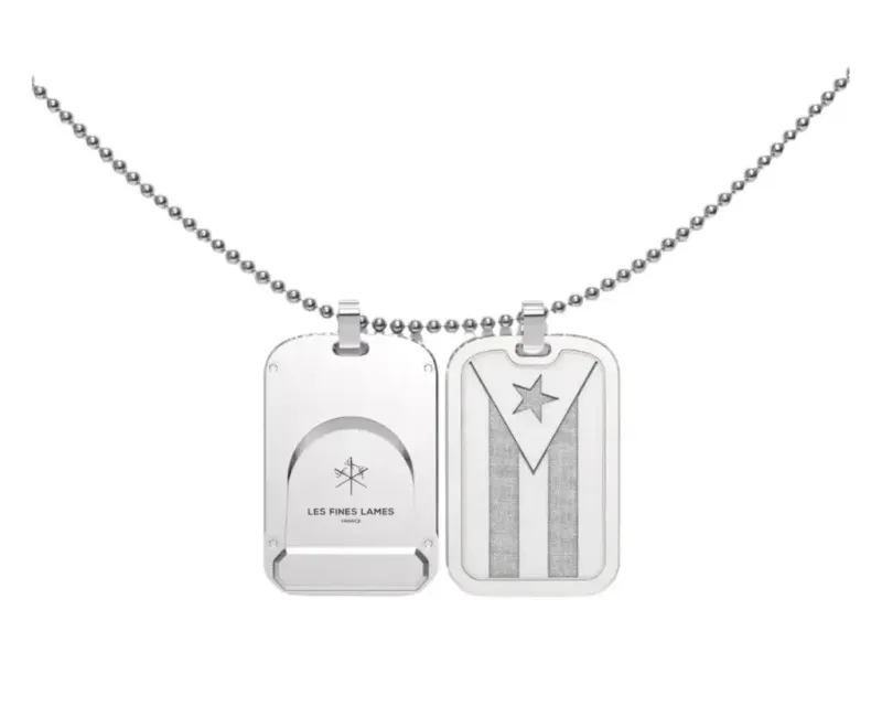 LFL Tag T100 Flag Cuba Silver