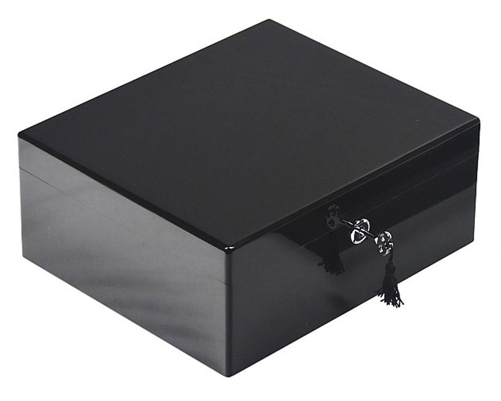 Humidor Lubinski Zwart Hoogglans - 50 Sigaren