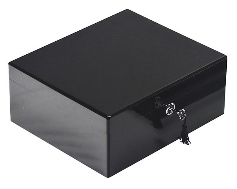 Humidor Lubinski Zwart Hoogglans - 50 Sigaren