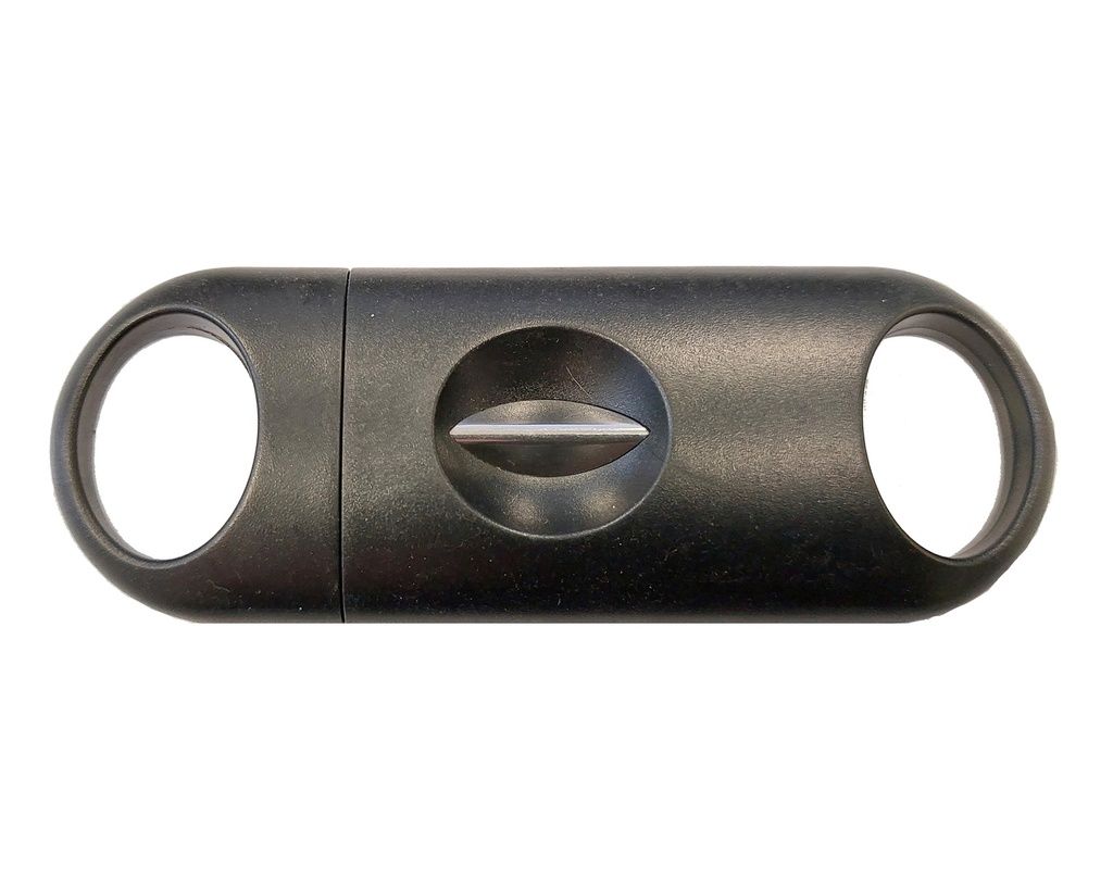 Cigar Cutter Plastic V-Cut Black Cigar Cutter Plastic V-Cut Black