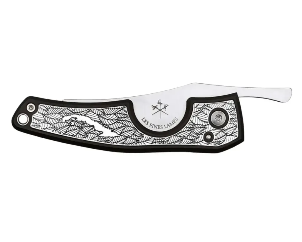 LFL Cigar Cutter Le Petit Silver Leaves II LFL Cigar Cutter Le Petit Silver Leaves II