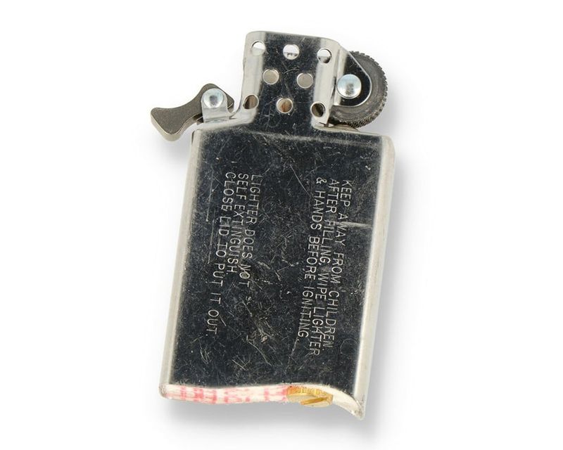 Lighter Zippo Insert Chrome Slim Lighter Zippo Insert Chrome Slim