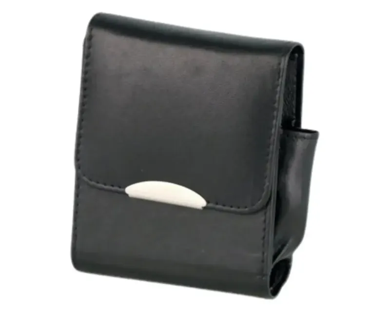 Cigarette Pouch Big Pack Black + Lighter Holder