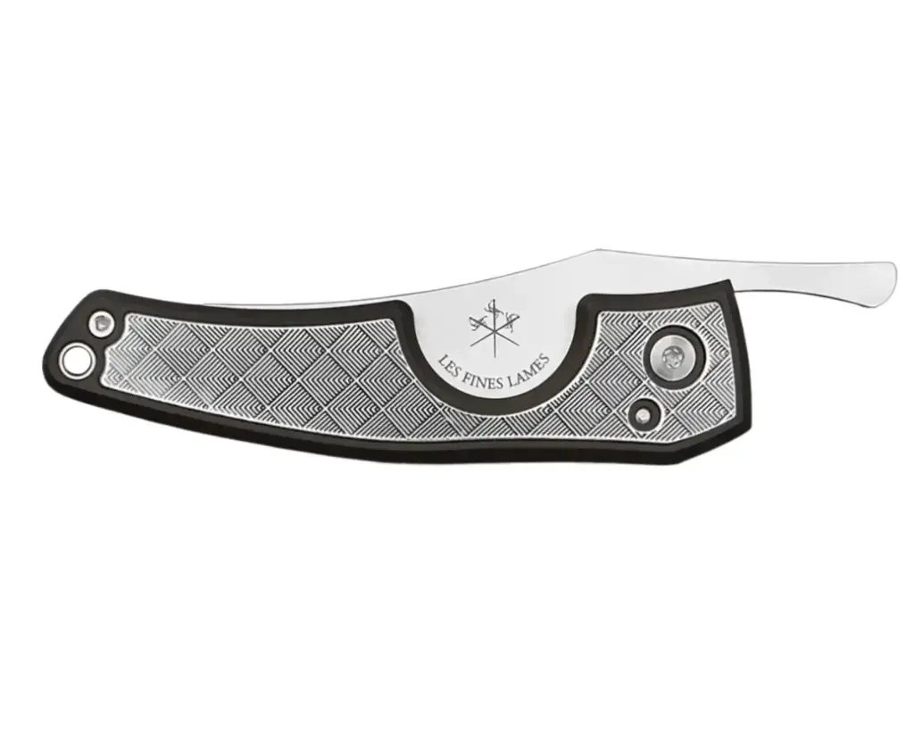 LFL Cigar Cutter Le Petit Silver Leaves LFL Cigar Cutter Le Petit Silver Leaves