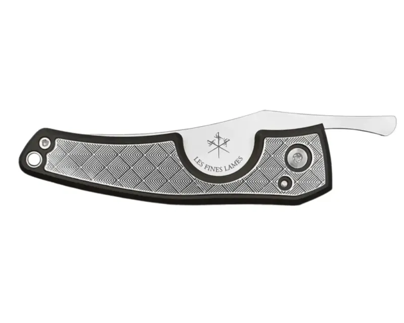 LFL Cigar Cutter Le Petit Silver Leaves
