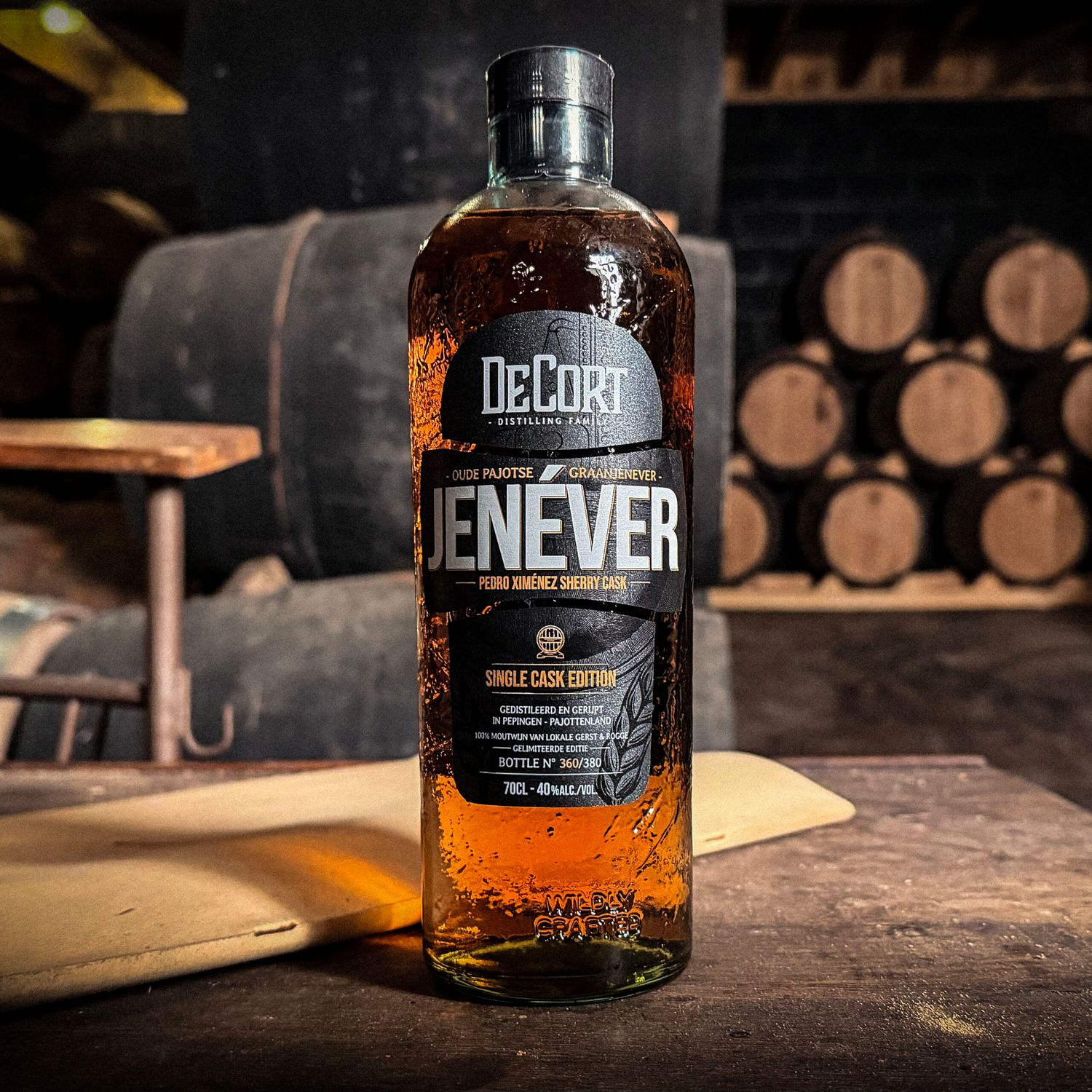 De Cort Oude Pajotse Jenéver Single Cask PX editie De Cort Oude Pajotse Jenéver Single Cask PX editie