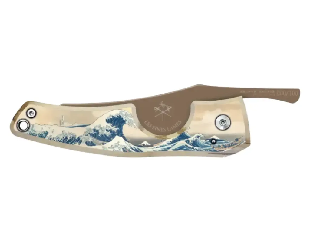 LFL Cigar Knive Le Petit Under the Wave with Sheath