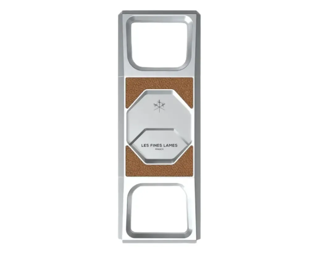 LFL Cigar Cutter La Guillotine - Vanguard Cognac Leather