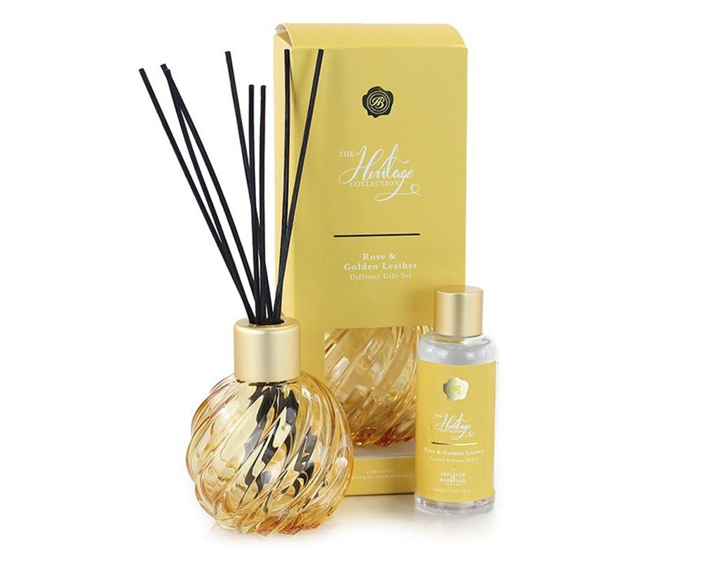 HC Diffuser Set Gold Rose Golden Leather HC Diffuser Set Gold Rose Golden Leather
