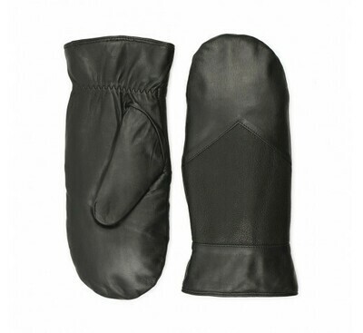 Markberg zwarte lederen wanten Vienna