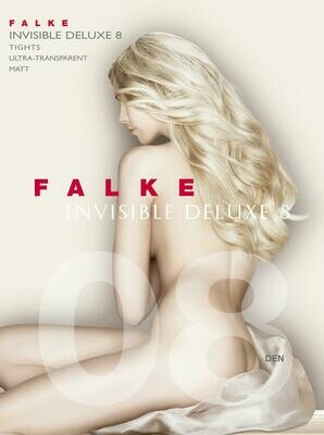 Falke nylonkousen Invisible Deluxe Black 8DEN