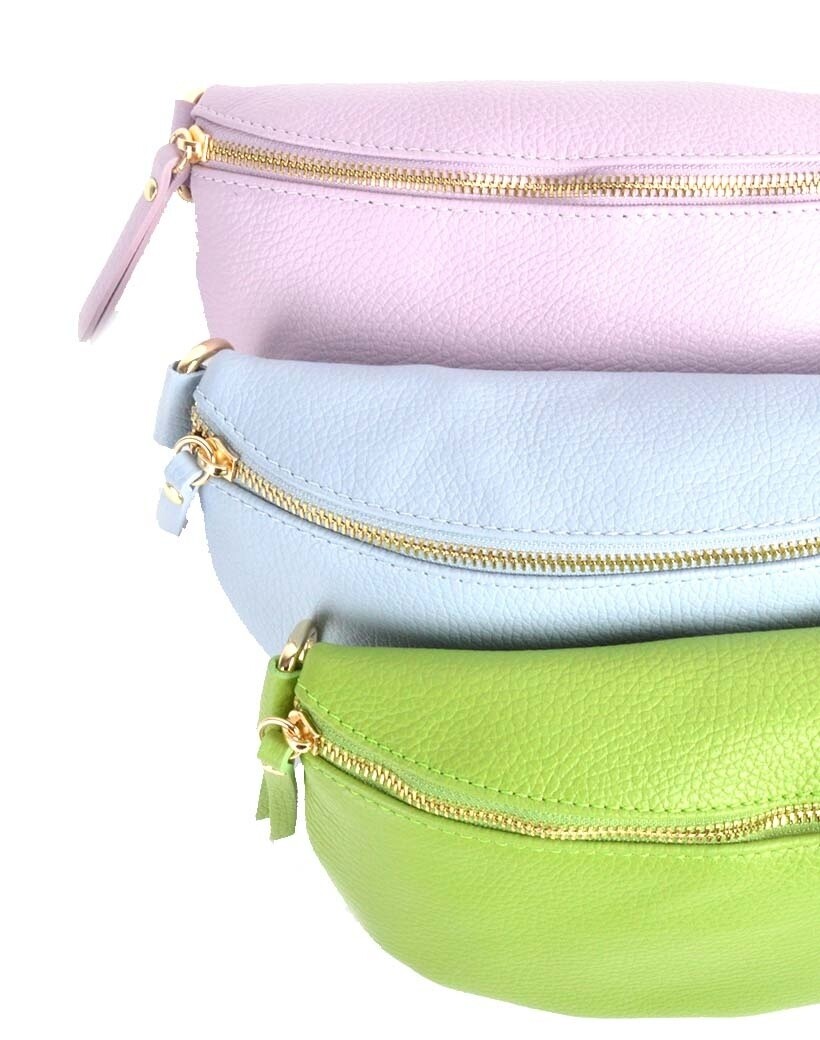 Giuliano belt bag leder apple green