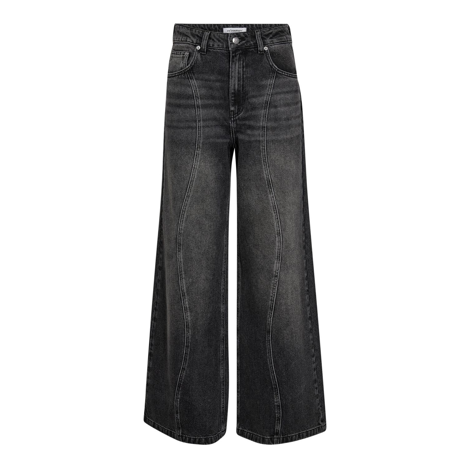 Co Couture wijde grijze jeans