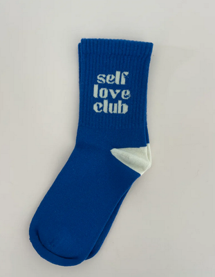 Liv the label socks SELF LOVE CLUB blue